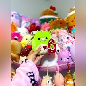 NWT SQUISHMALLOW VALENTINES EDITION 5” ♥️ 🐉 AZIZI THE GREEN DRAGON